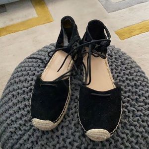 Black espadrilles